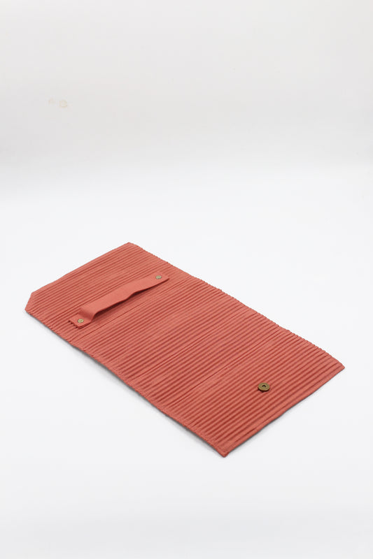 Solid Pink Box Clutch Sleeve