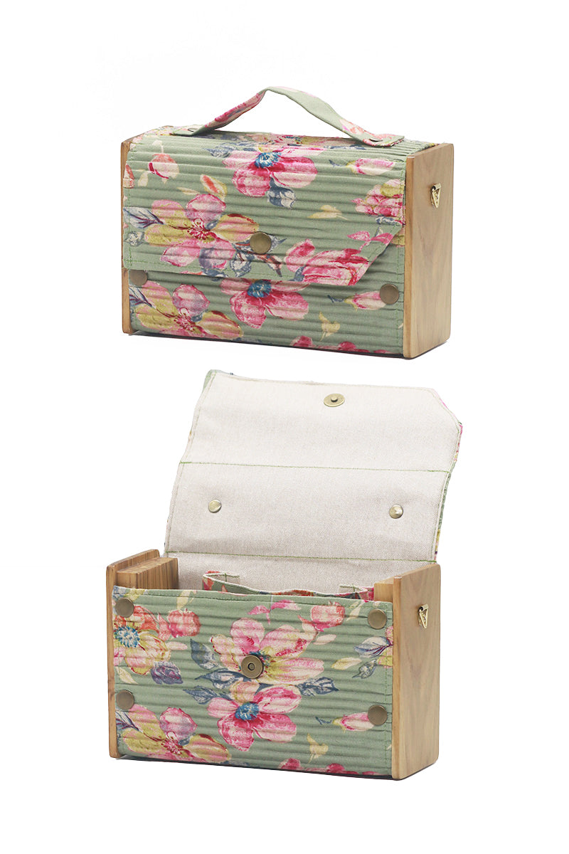 Vintage Blossom 4 in 1 Box clucth