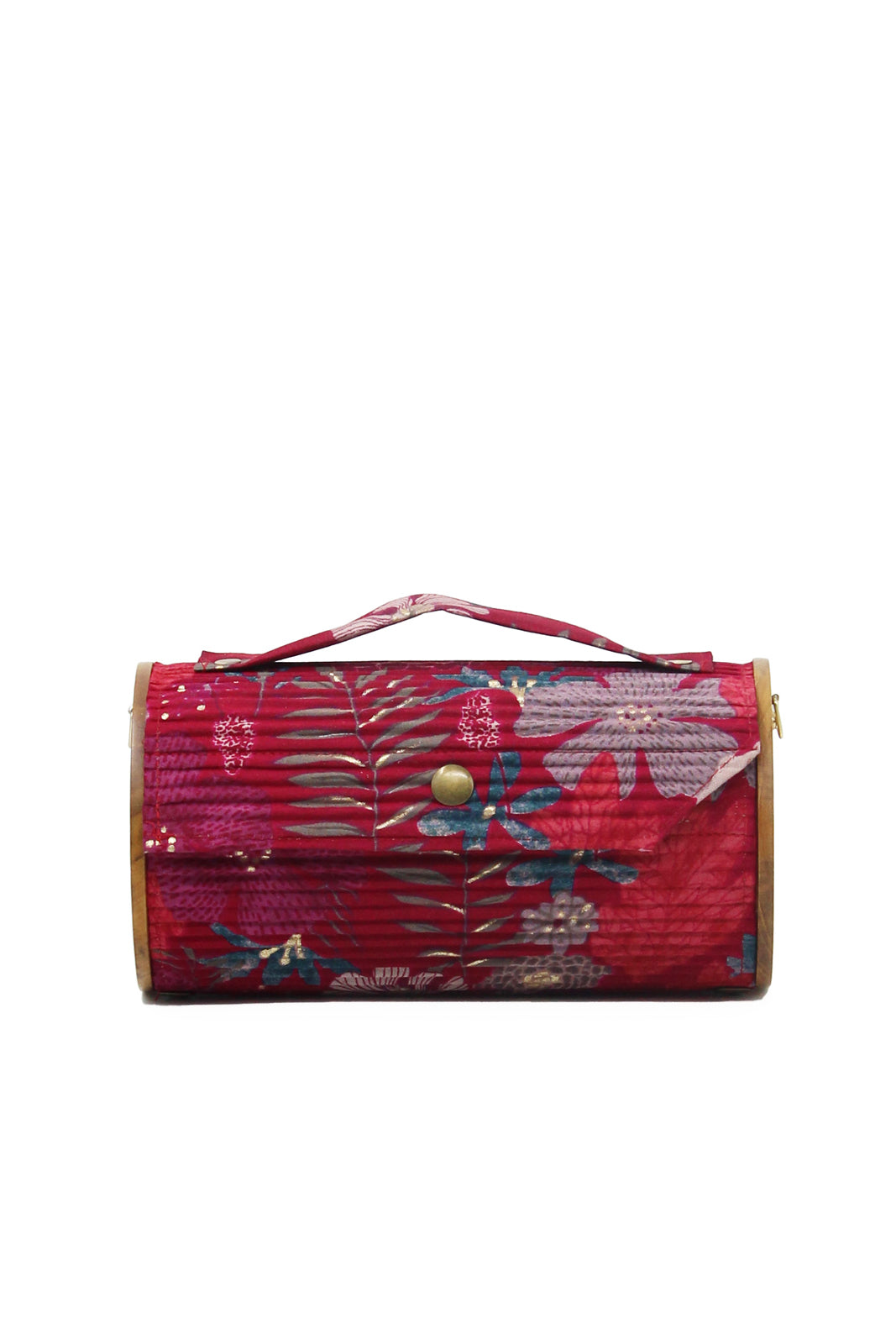 Petal Perfection & Sky Round Clutch - Changeable Sleeve